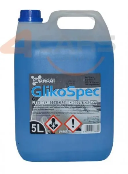 Płyn do chłodnic glicospec (-35 c) 5l - niebieski